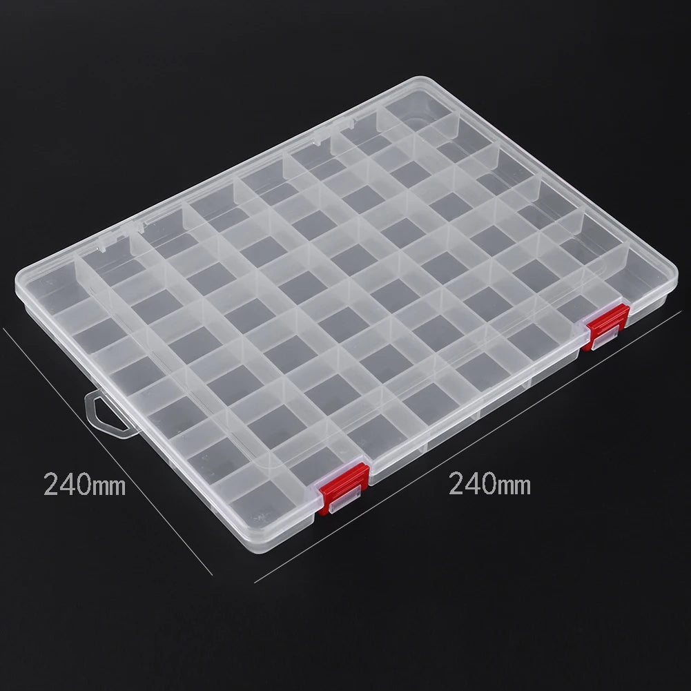 48 Grids Transparent Storage Box with Grids Container