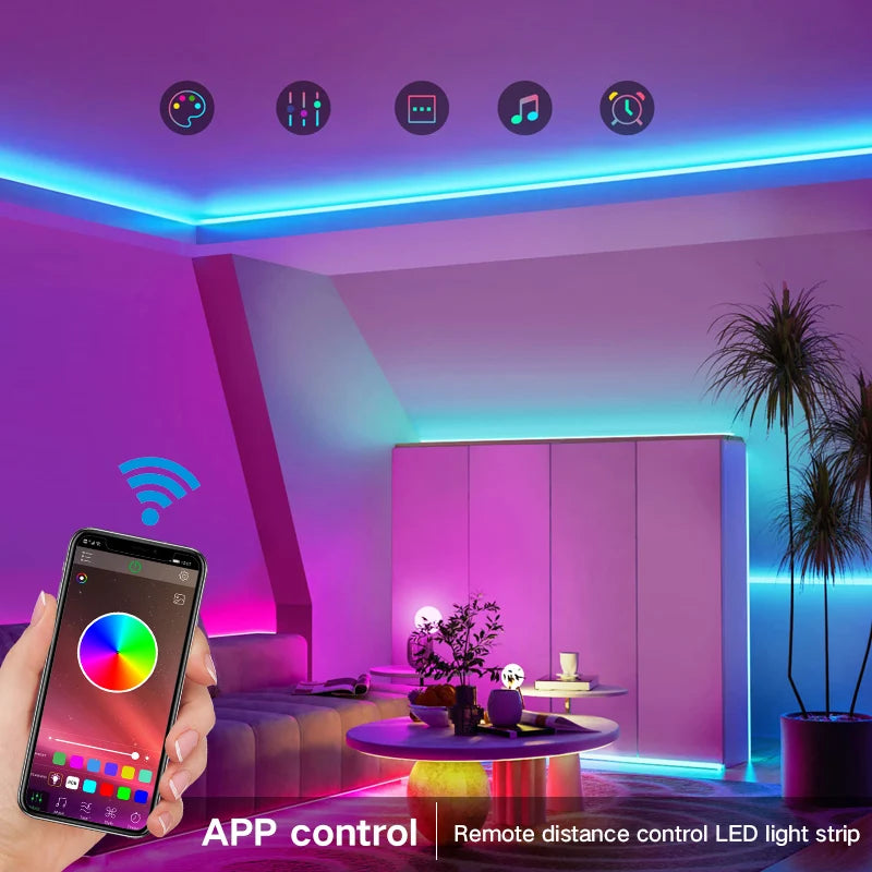 LED Strip Lights, APP Control, Color Changing