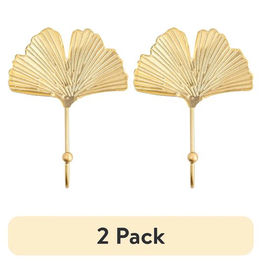 2 Pack Metal Single Hook Durable Wall Mount