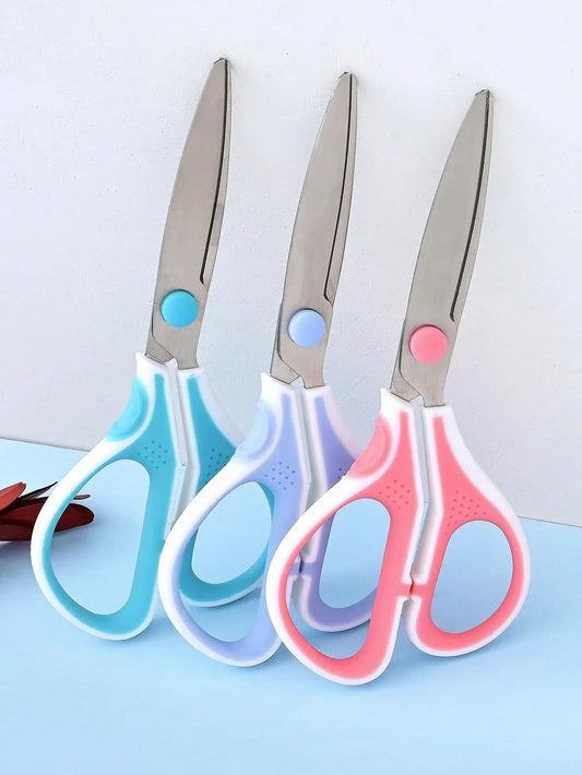 1pc Stainless Steel Scissors, Sewing, Scrapbooking & School