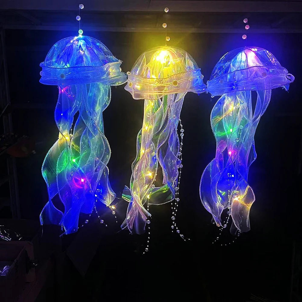 Jellyfish Lamp, Atmosphere Night Light, Hanging Ceiling Lantern