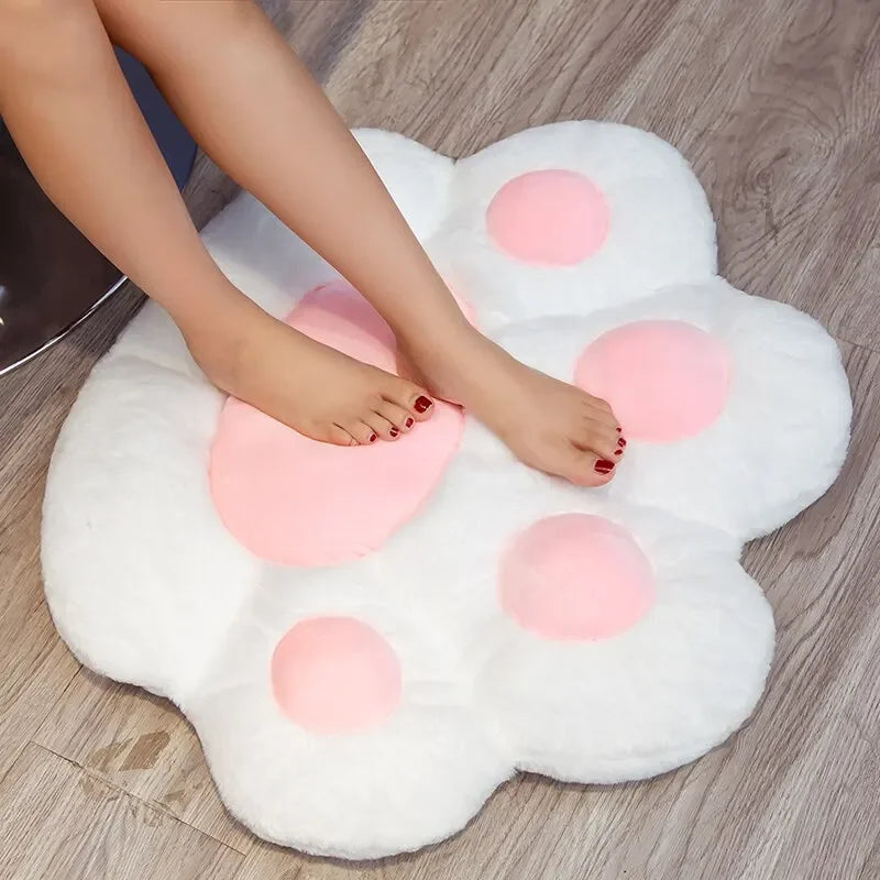 Kawaii Cat Paw Plush Toys Cute Soft Stuffed Floor Cushion