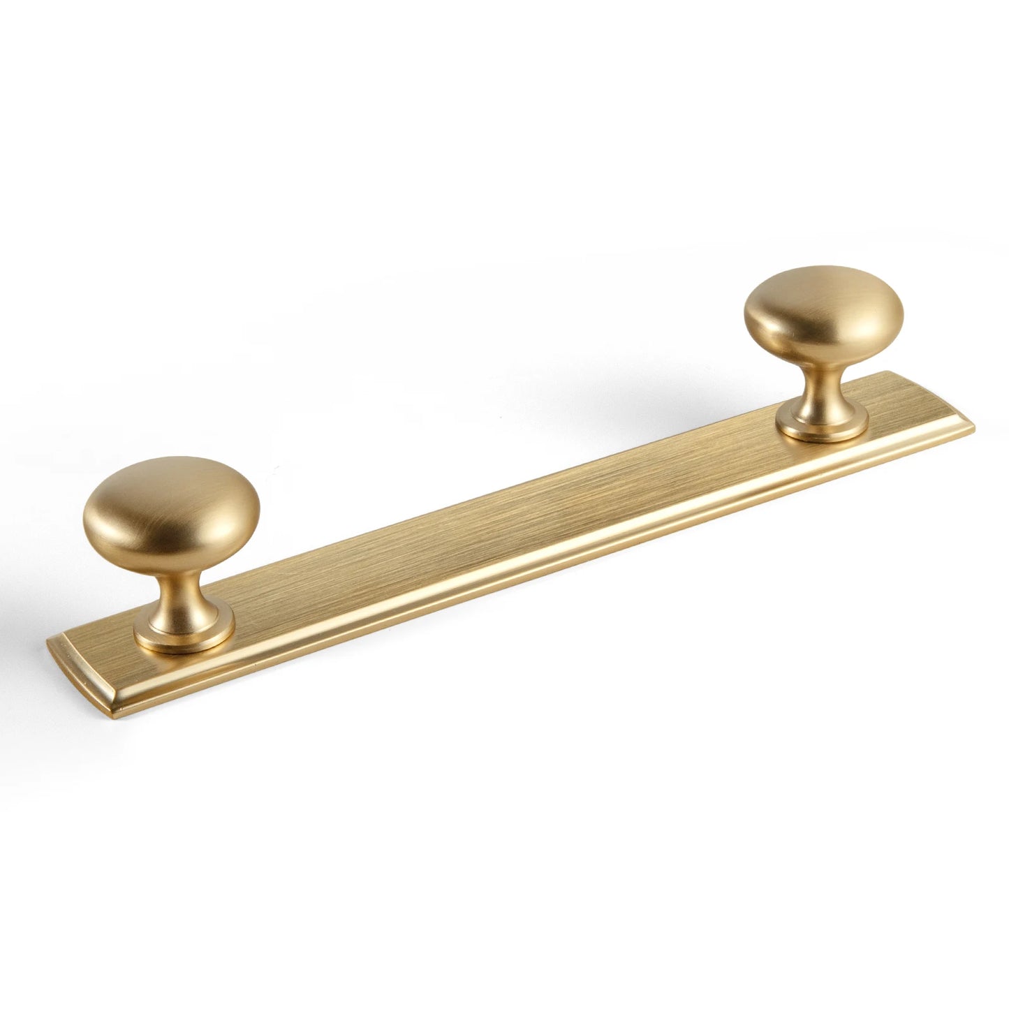 Brass Handle with Backboard Vintage Cover Up
