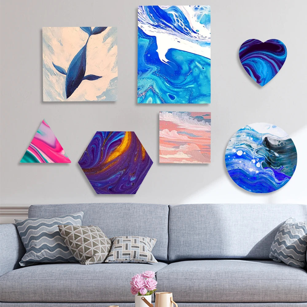 4PCS Stretched Canvas Painting Frame/100% Cotton Canvas