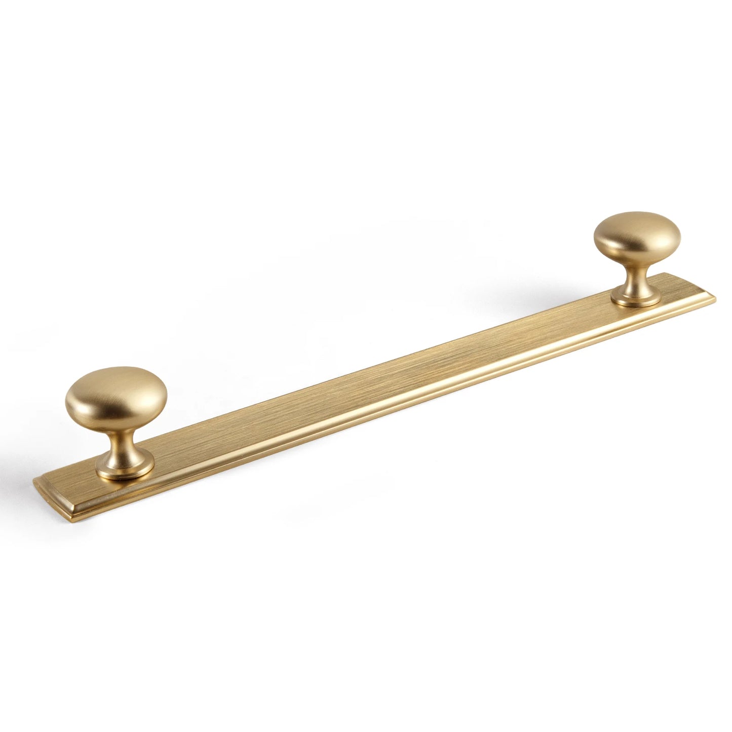Brass Handle with Backboard Vintage Cover Up