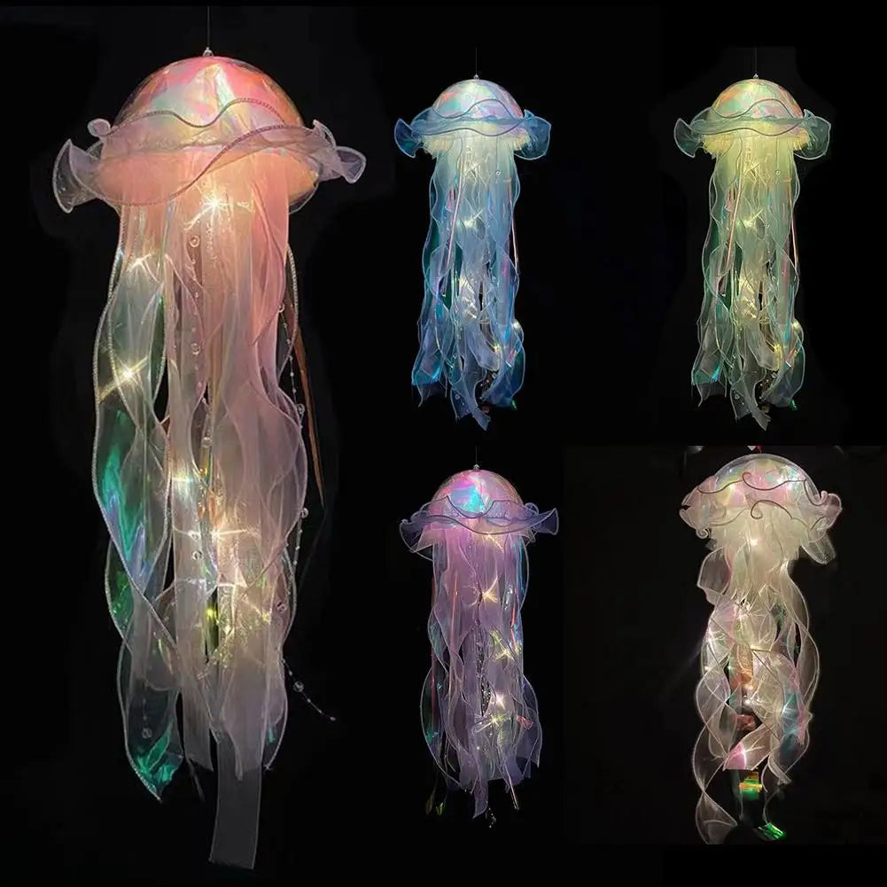 Jellyfish Lamp, Atmosphere Night Light, Hanging Ceiling Lantern