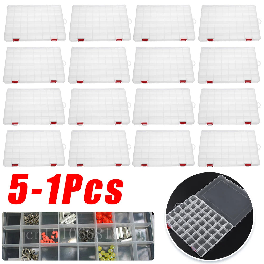 48 Grids Transparent Storage Box with Grids Container