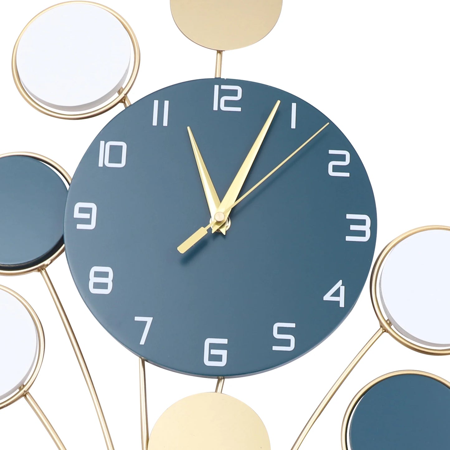 Large Hot Air Balloon Style Wall Clock, Battery Operated Silent