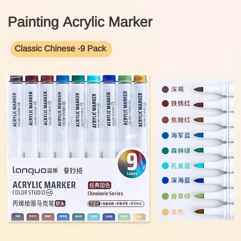 Acrylic Paint Art Marker Pen-Ceramic, Glass, Fabric