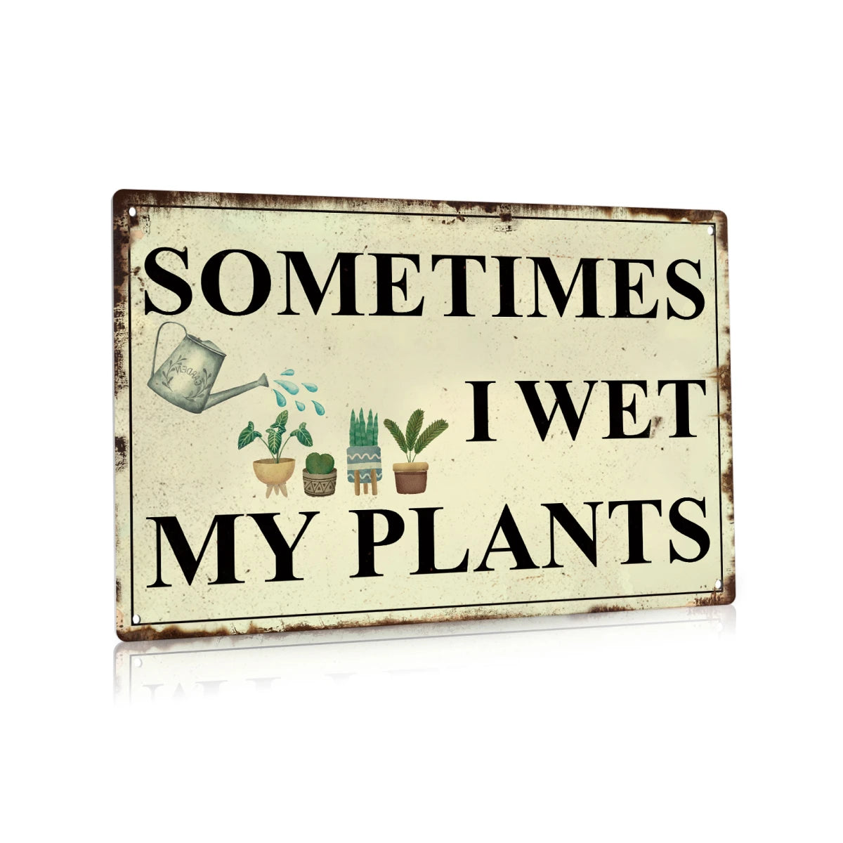 Putuo Decor Metal Sign, Funny Plaque Gardening Poster