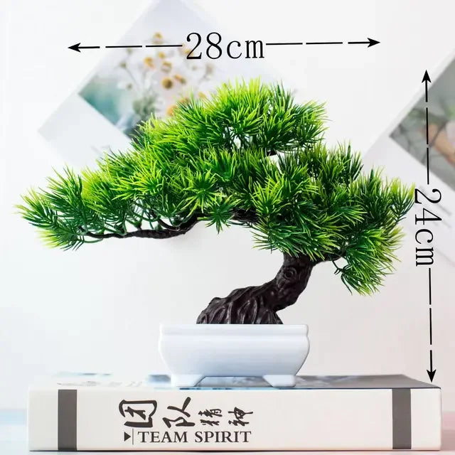 Artificial Pine Tree, Persian Grass, Eucalyptus, Bonsai