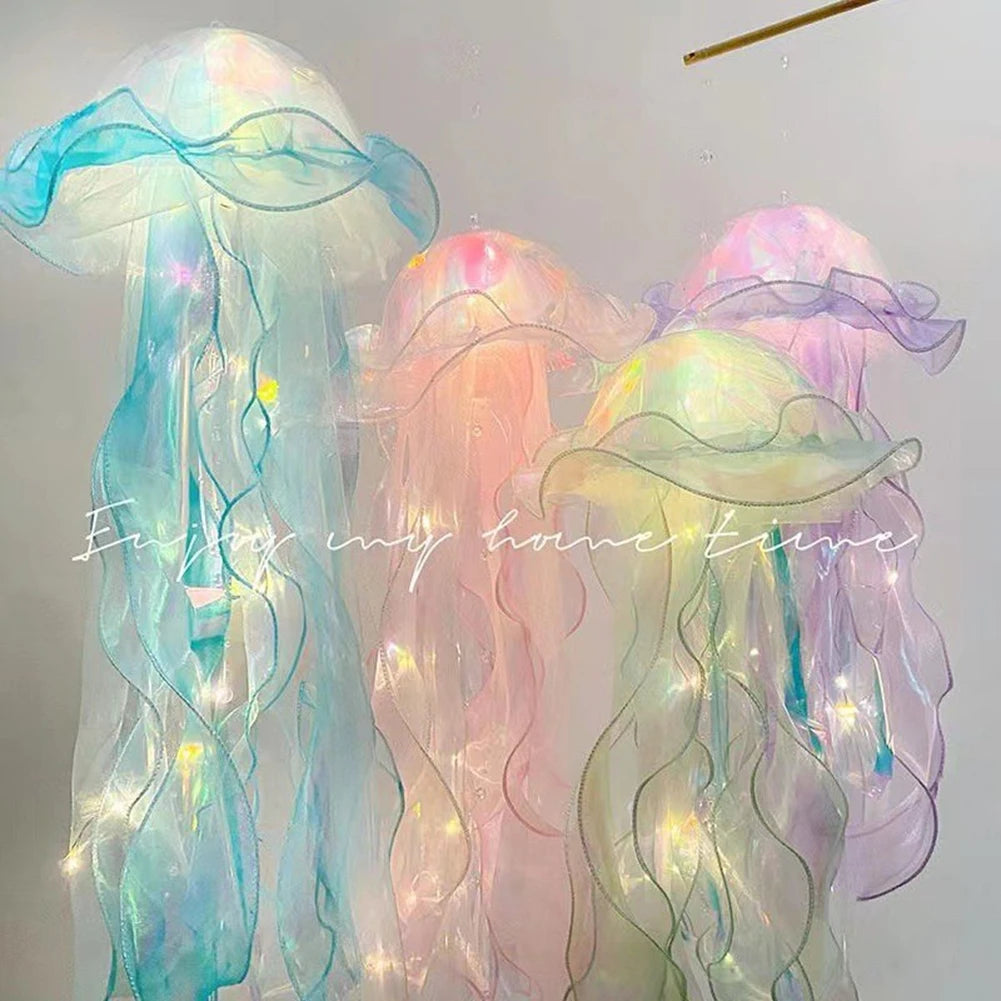 Jellyfish Lamp, Atmosphere Night Light, Hanging Ceiling Lantern