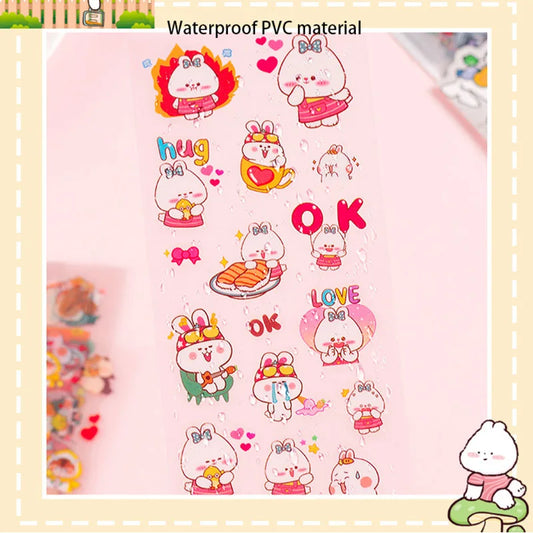 10pcs/Pack Cartoon Patterns Decorative Stickers