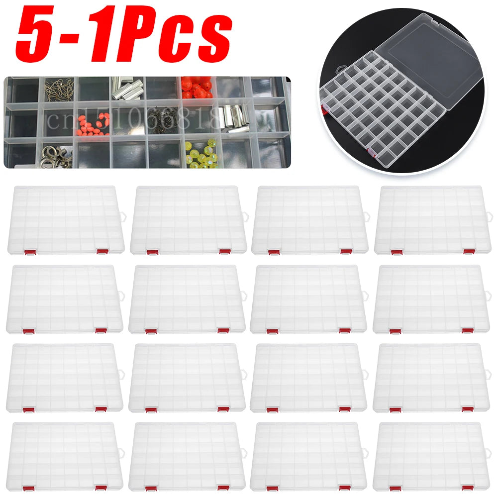 48 Grids Transparent Storage Box with Grids Container