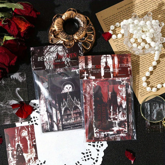 2 Pack 50 Sheets Gothic Sticker Set