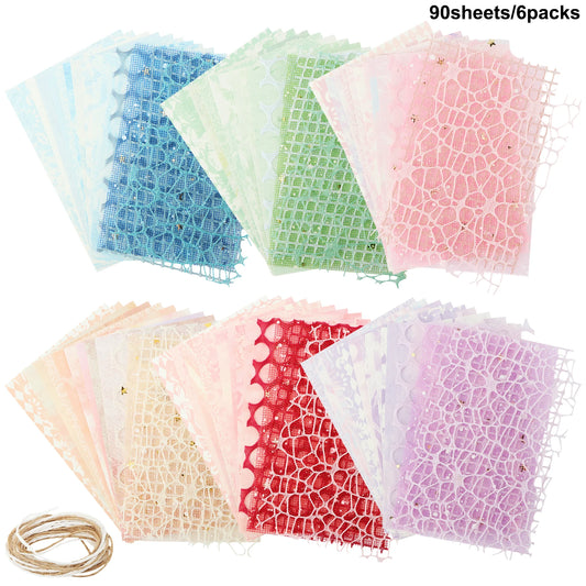 DIY Craft Paper Mesh Handmade Colorful