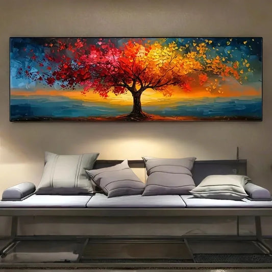 Tree of Life Canvas Poster Abstract Wall Art Modern Decor