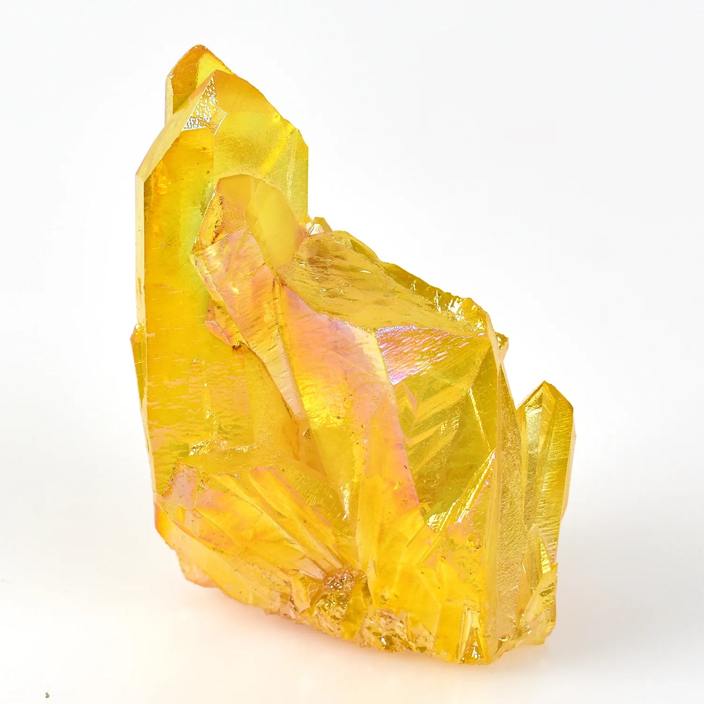 1PC Irregular Natural Quartz Cluster Crystal Gem Yellow
