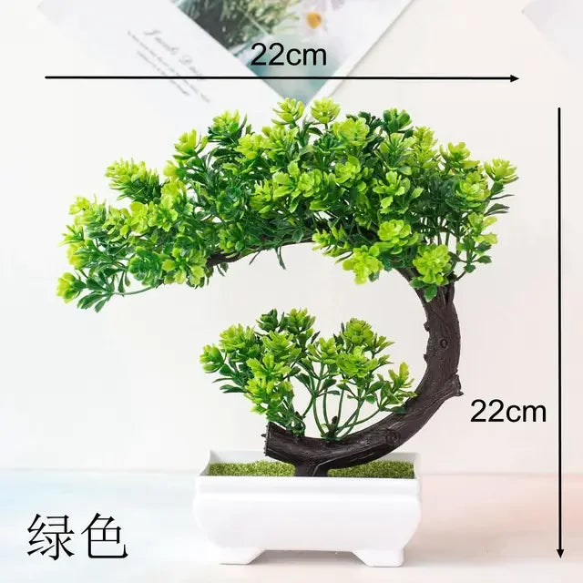 Artificial Pine Tree, Persian Grass, Eucalyptus, Bonsai