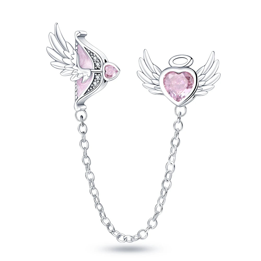 925 Sterling Safety Chain  Fit Pandora Bracelets