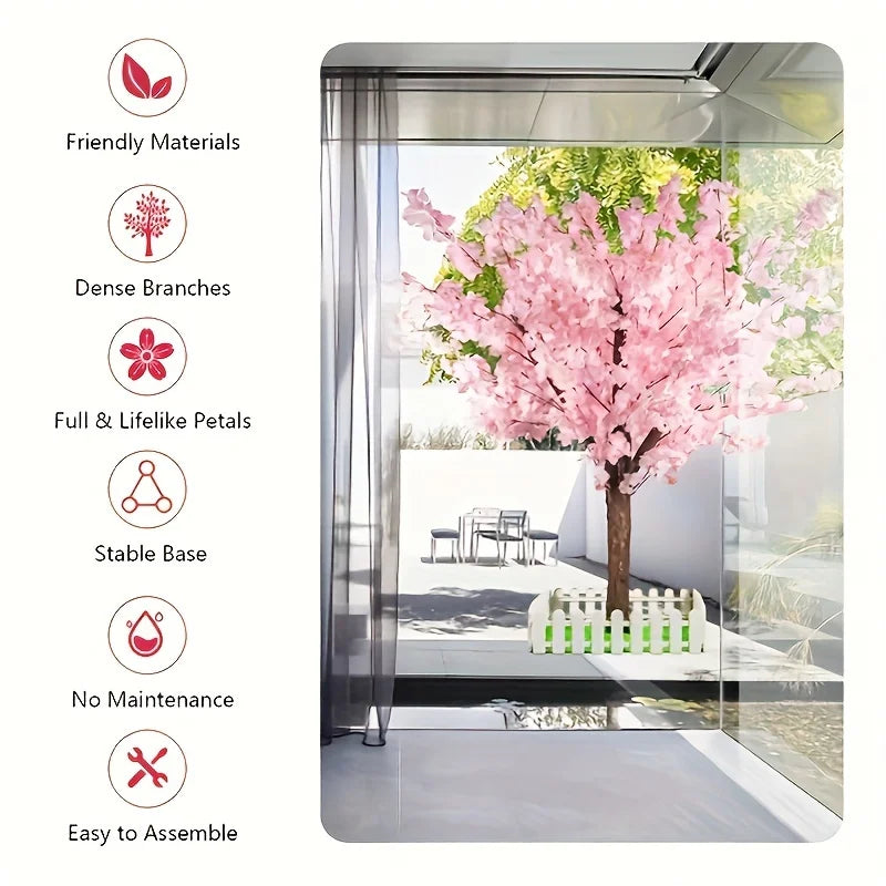 Handmade Artificial Cherry Trees, Natural Look
