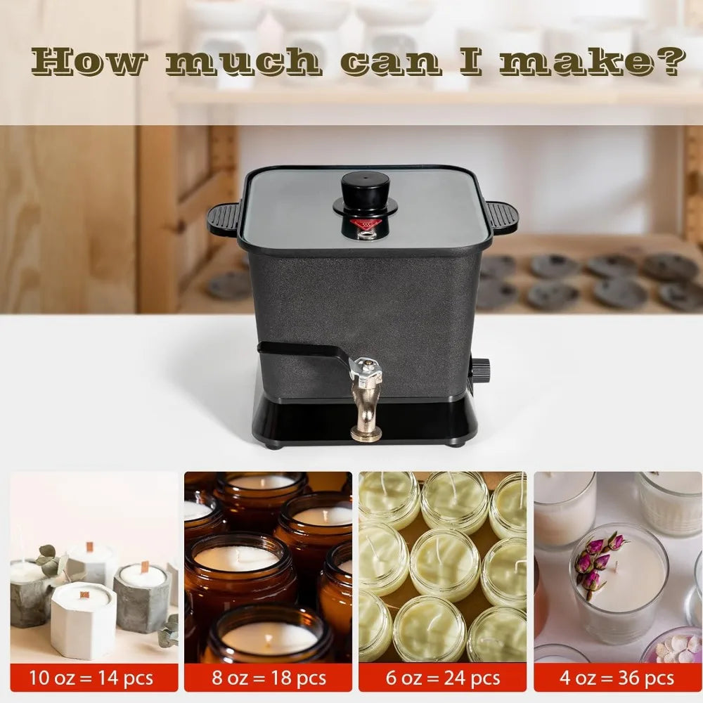 Wax Melter for Candle Making, 150 oz Electric Melting Pot