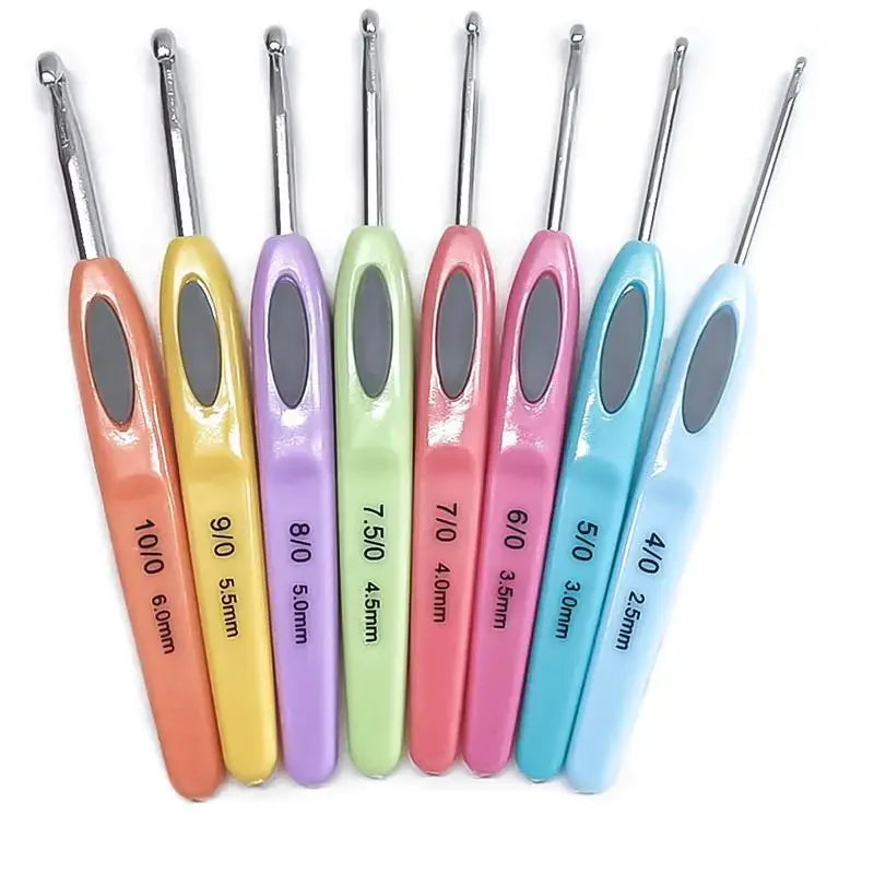 Colorful Aluminum Crochet Hooks Needles Set