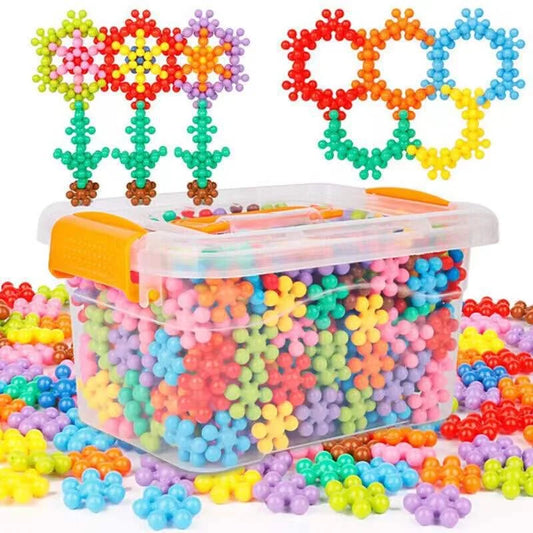 600 Pcs of Hexagonal Plastic Beads