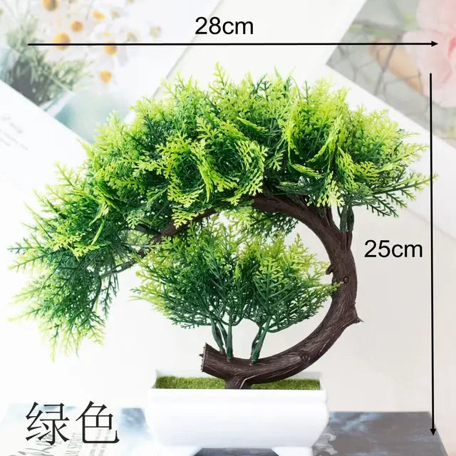 Artificial Pine Tree, Persian Grass, Eucalyptus, Bonsai