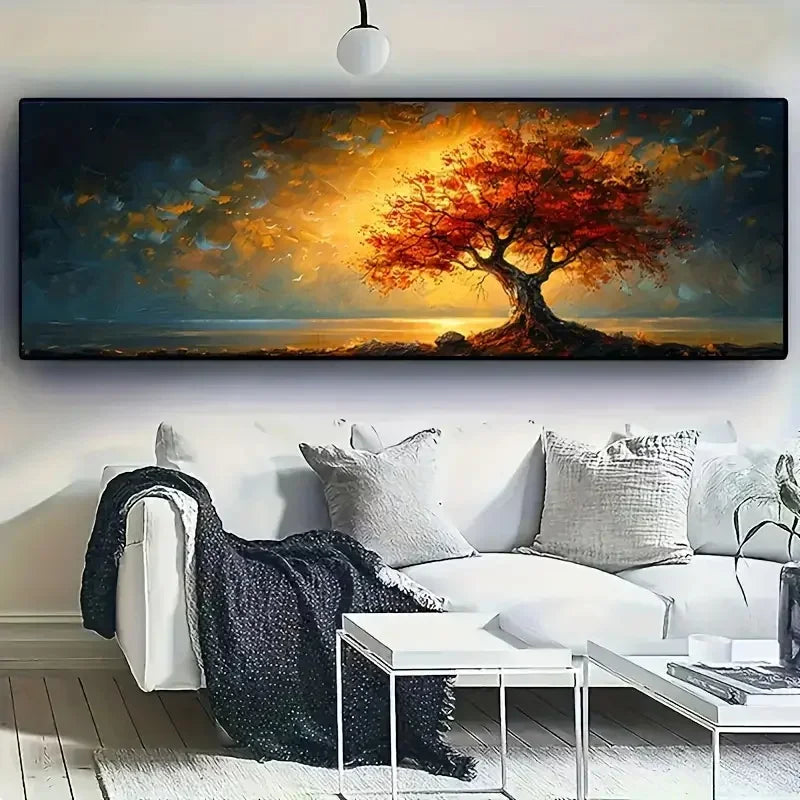 Tree of Life Canvas Poster Abstract Wall Art Modern Decor