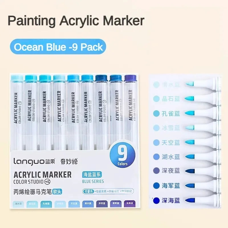 Acrylic Paint Art Marker Pen-Ceramic, Glass, Fabric