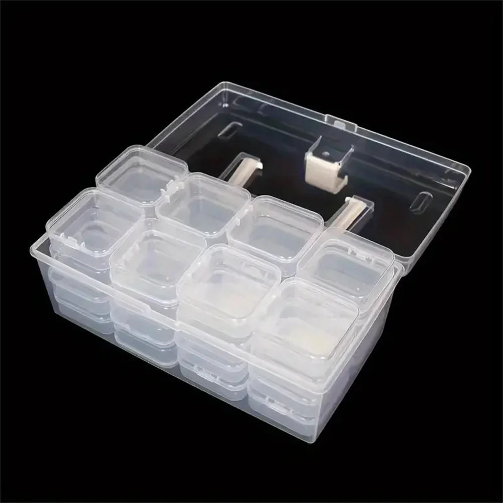 32 Grids Transparent Plastic Multifunctional Storage Box