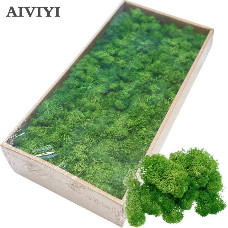 High Quality Artificial Green Fake Moss Grass