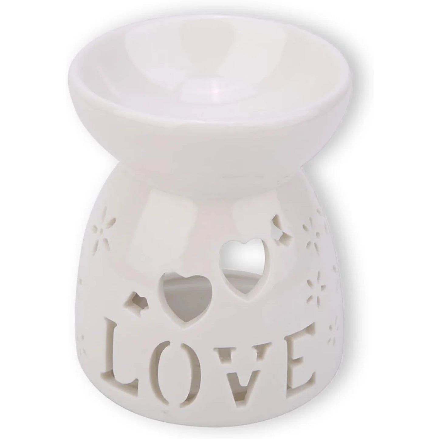 Essential Oil Burner, Ceramic Wax Warmer, Candle Holder for  Relaxation