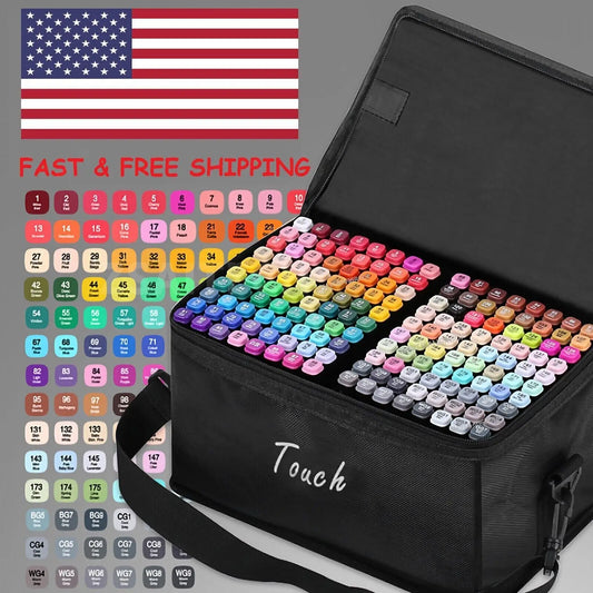 Permanent Alcohol Art Marker Set Double Tipped