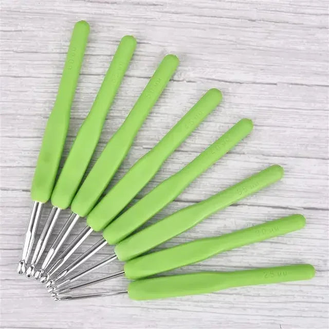 Colorful Aluminum Crochet Hooks Needles Set