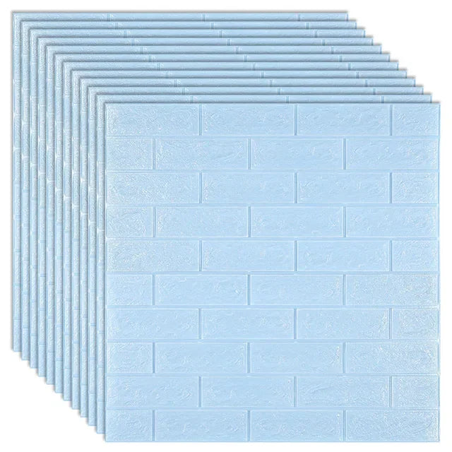 3D Brick Wall Sticker Panels - Self Adhesive Wallpaper