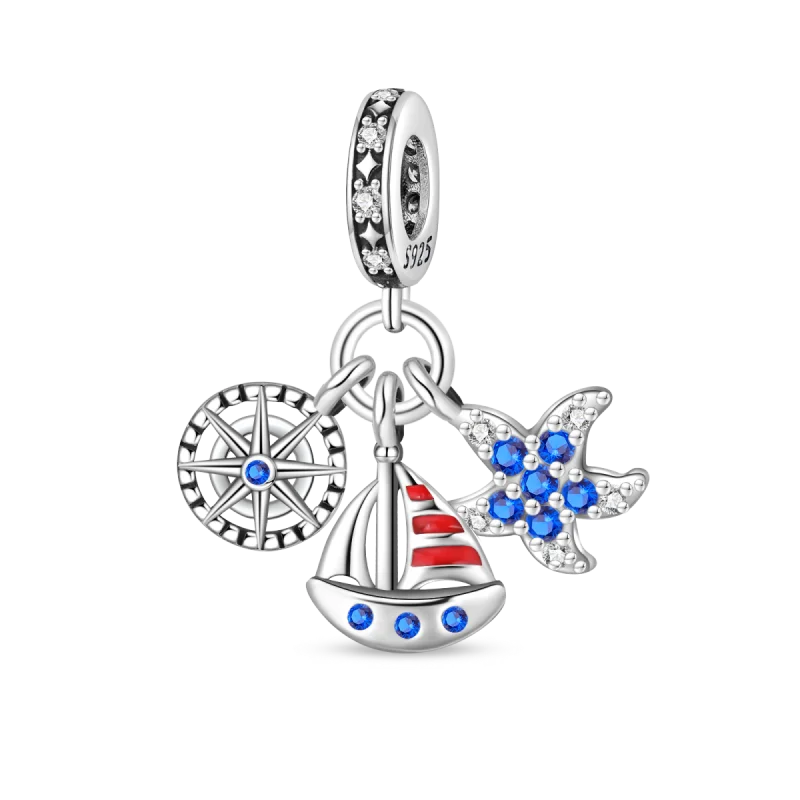 Ocean Series 925 Sterling Silver for Pandora Bracelet