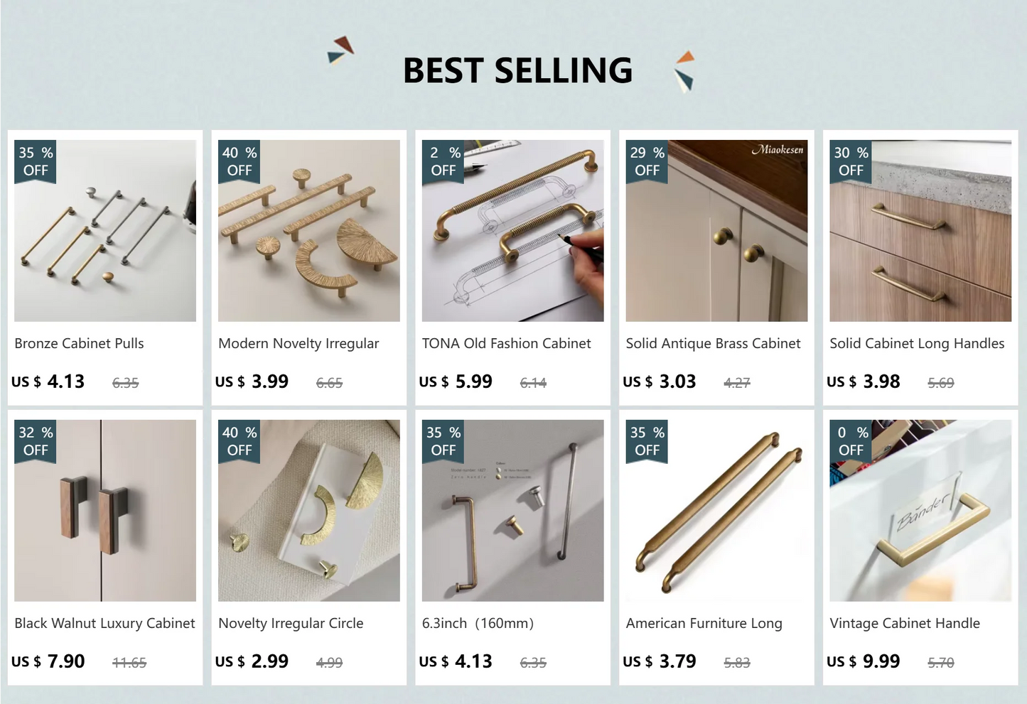 Brass Handle with Backboard Vintage Cover Up